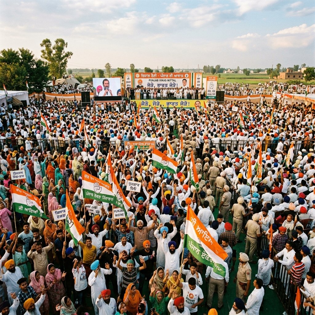 Massive Political Rally